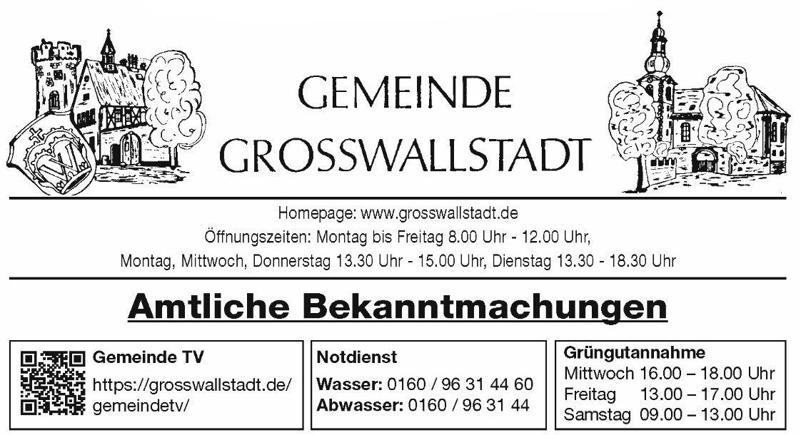 Amtsblatt der Gemeinde Großwallstadt